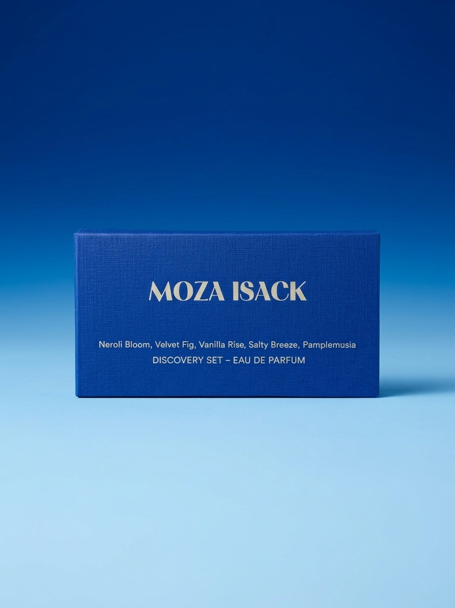 ערכת התנסות בשמים מבית MOZA ISACK, דוגמיות 2 מ"ל